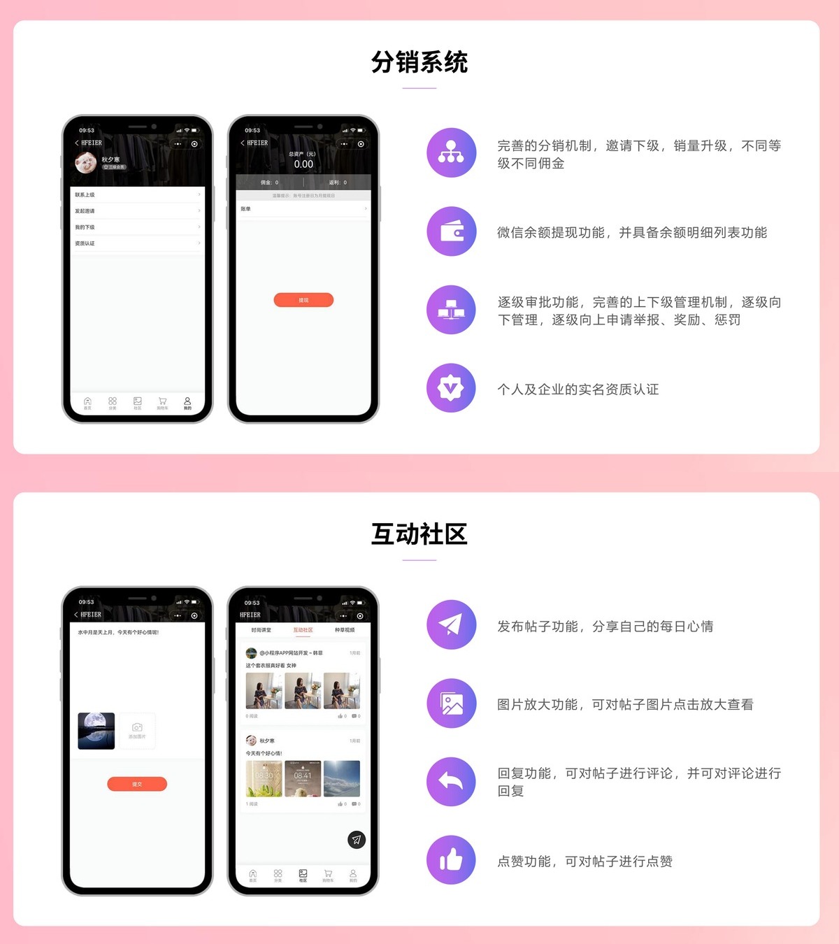 青梅商城小程序-分销提现