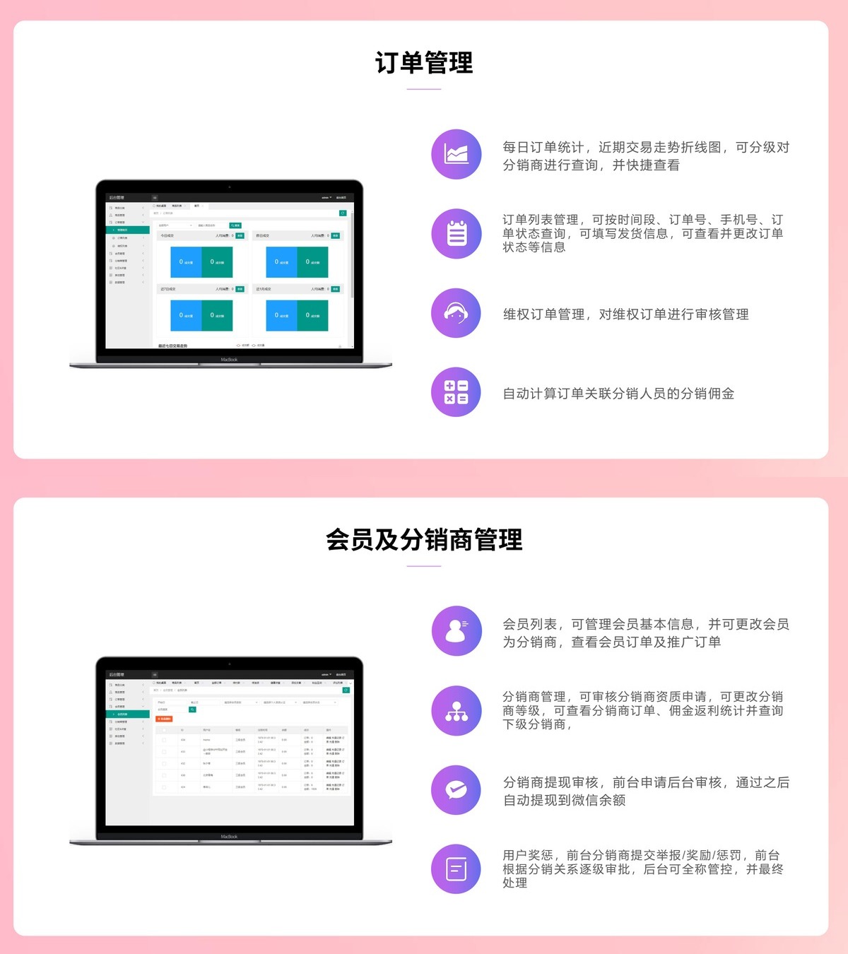青梅商城小程序-数据统计